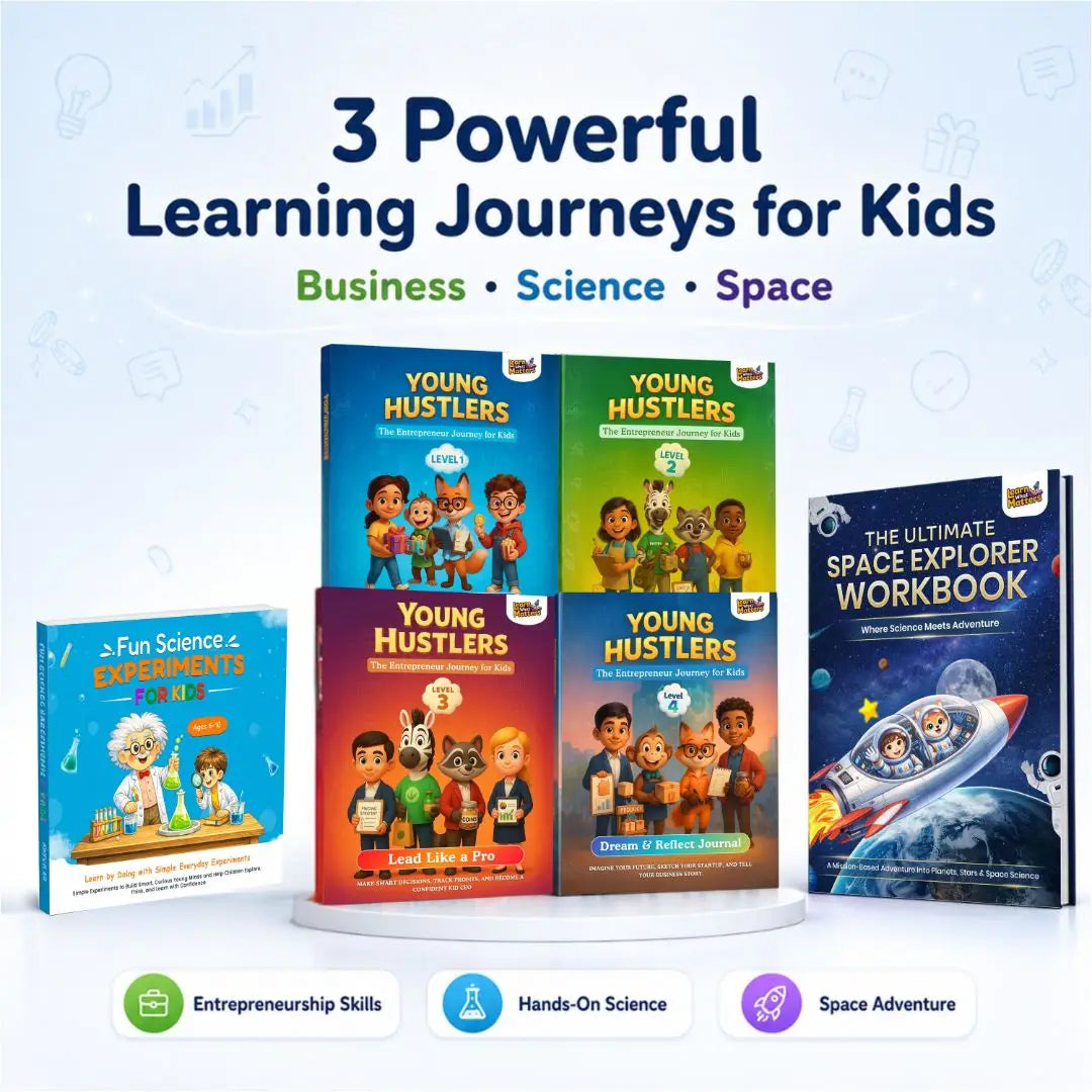 3 Powerful Learning Journey for Kids – Science, Space & Entrepreneurship | 6 Books for Ages 6–14
