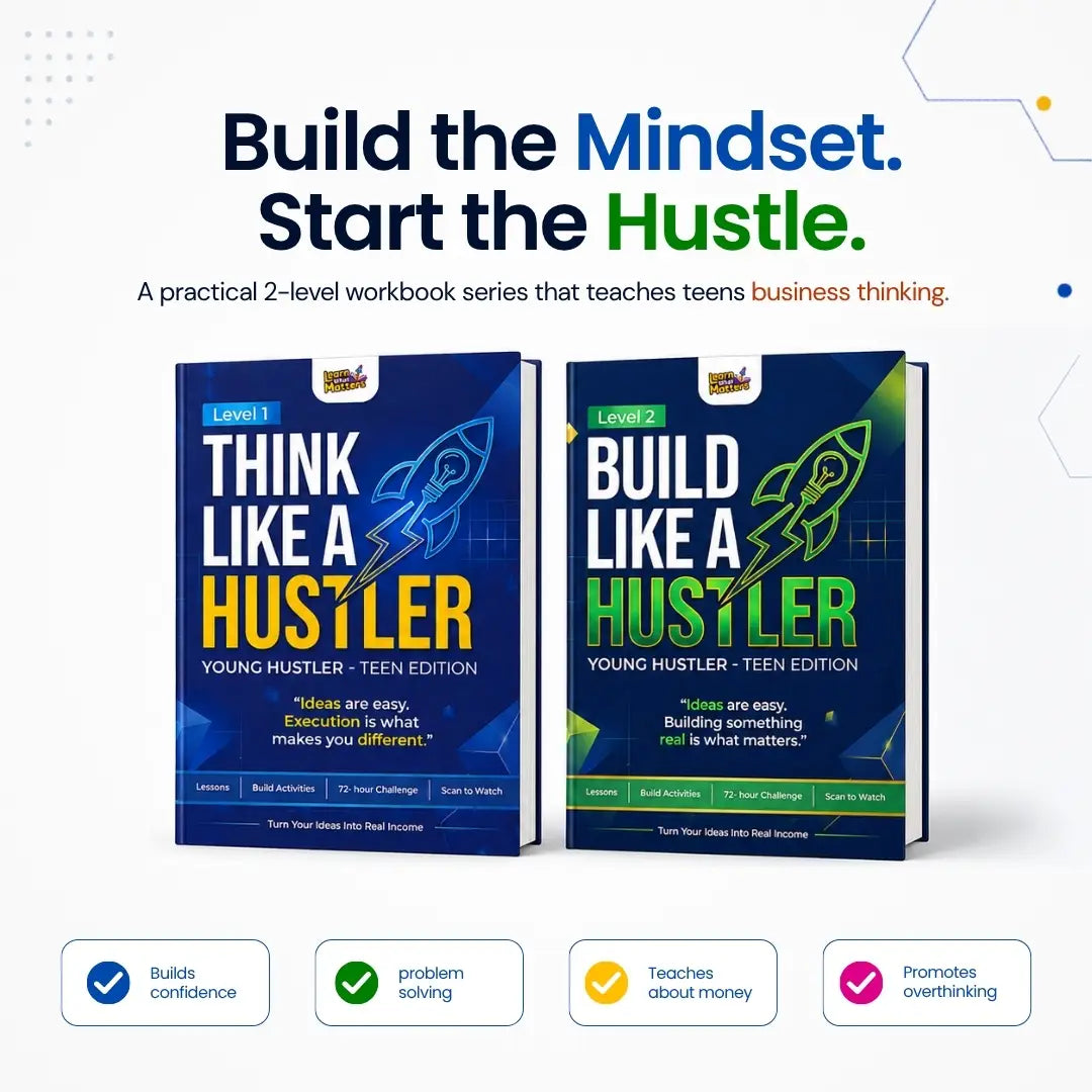 Teen Entrepreneurship Workbook Bundle – Startup, Business & Side Hustle Guide