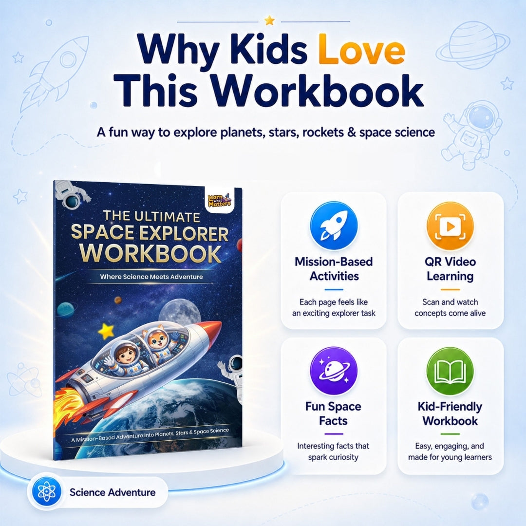 The Ultimate Space Explorer Workbook - QR enabled learning