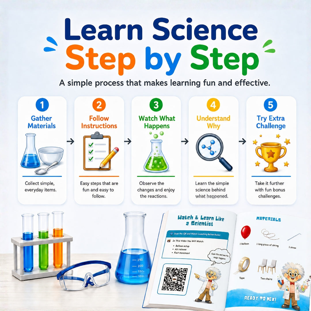 Fun & Easy Science Experiments for Kids | Home Experiments & QR Video Learning