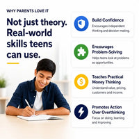 Teen Entrepreneurship Workbook Bundle – Startup, Business & Side Hustle Guide