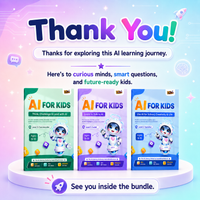 AI for Kids — 3-Book AI Literacy Series | Cadet to Commander (Ages 9–13)